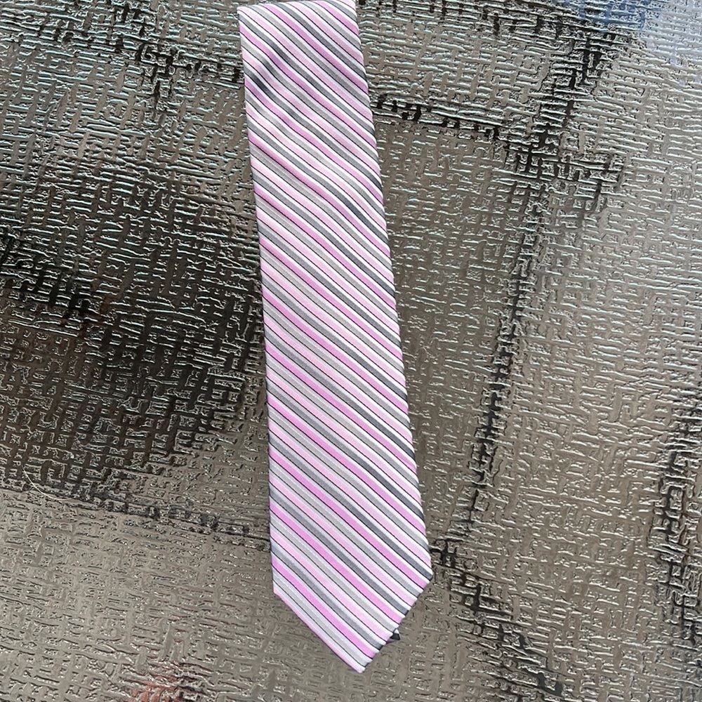 Striped tie